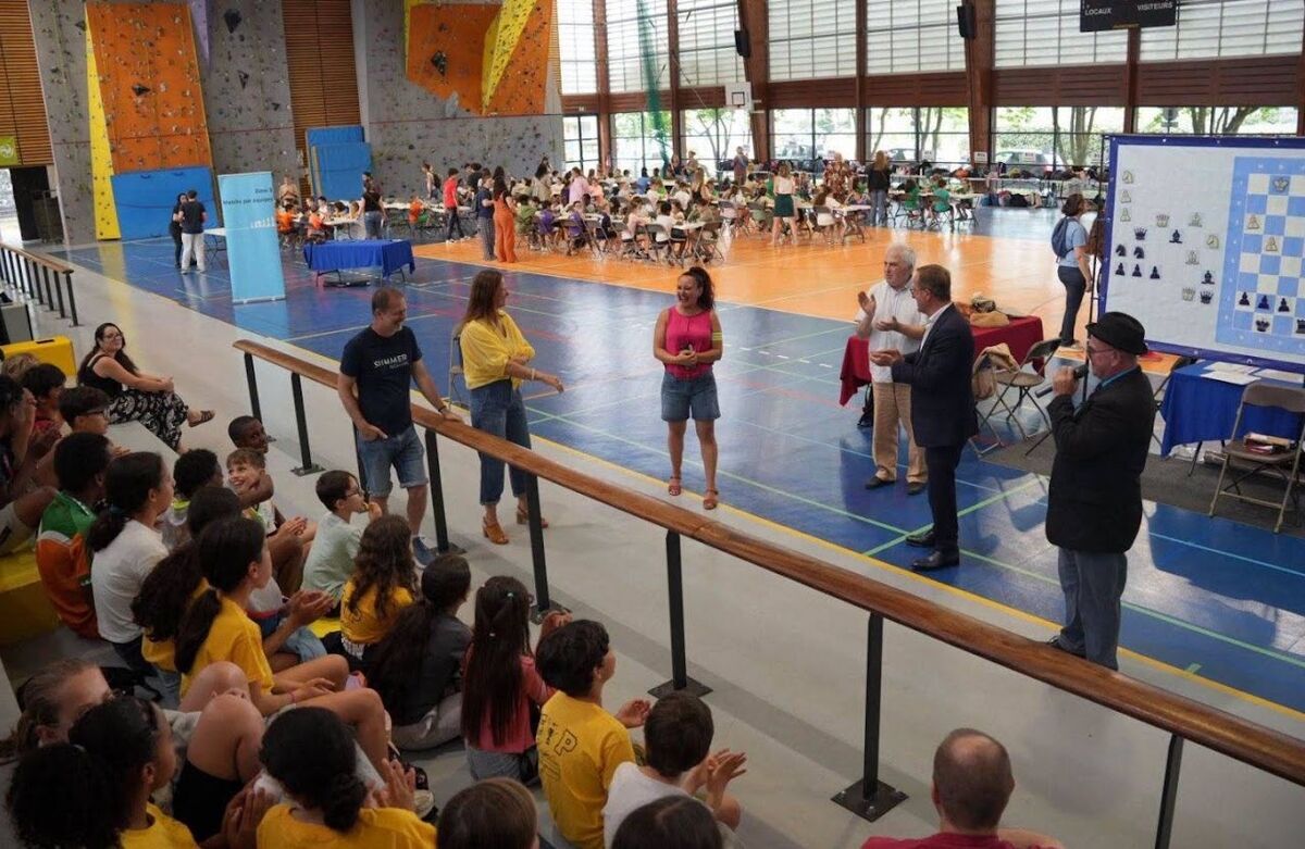 Rencontre au gymnase Joliot-Curie